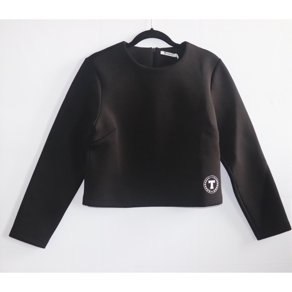 T by Alexander Wang Bonded Neoprene Logo Top Mediu - Picture 3 of 14